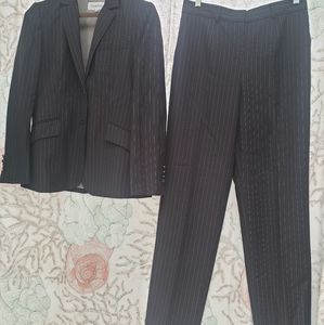 Calvin Klein women's pinstripe suit